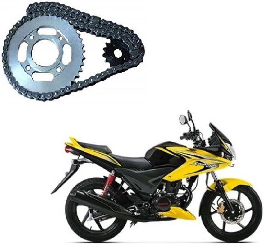 DRIVEPLUS DRIVE PLUS CHAIN SPROCKET Kit Honda Stunner CBS 125CC 43 TEETH 4 HOLE 43 Teeth Sprocket Price in India Buy DRIVEPLUS DRIVE PLUS CHAIN SPROCKET Kit Honda Stunner CBS