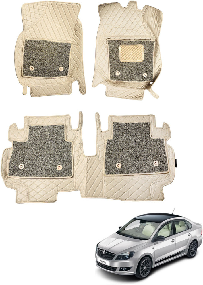 Auto Hub Leatherite 7D Mat For Skoda Rapid Price in India Buy Auto Hub Leatherite 7D Mat For Skoda Rapid online at Flipkart