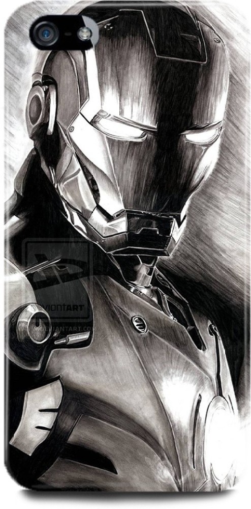 How to draw Ironman Face pencil drawing step by step - YouTube