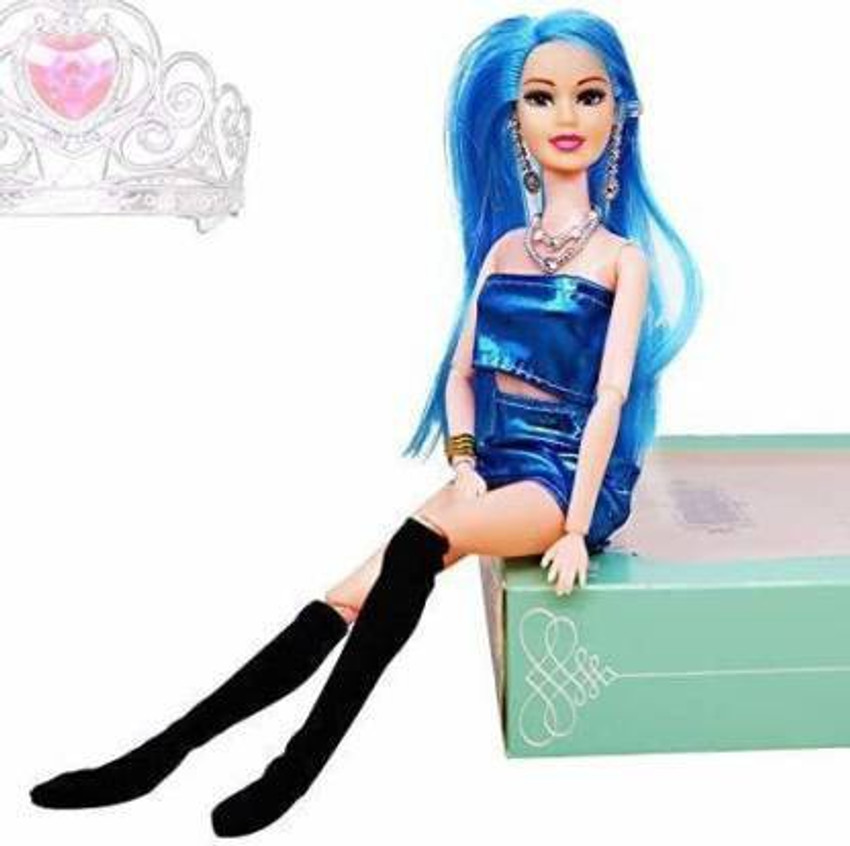 Blue fairy barbie sales