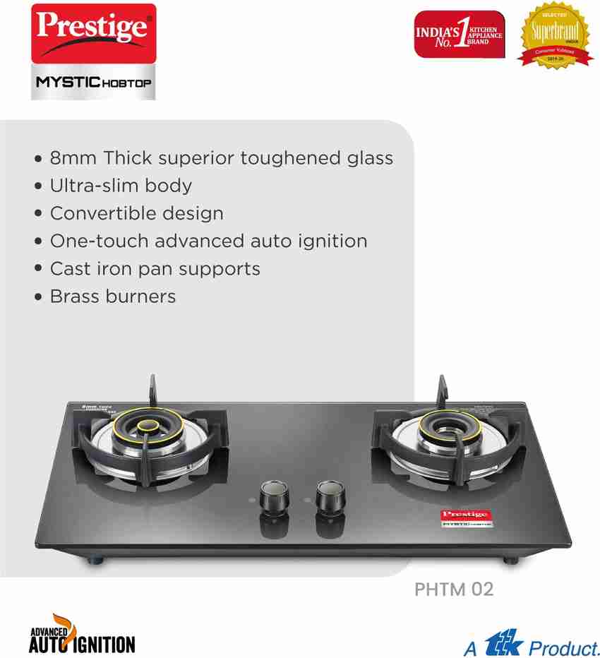 Prestige 2 store burner hob top