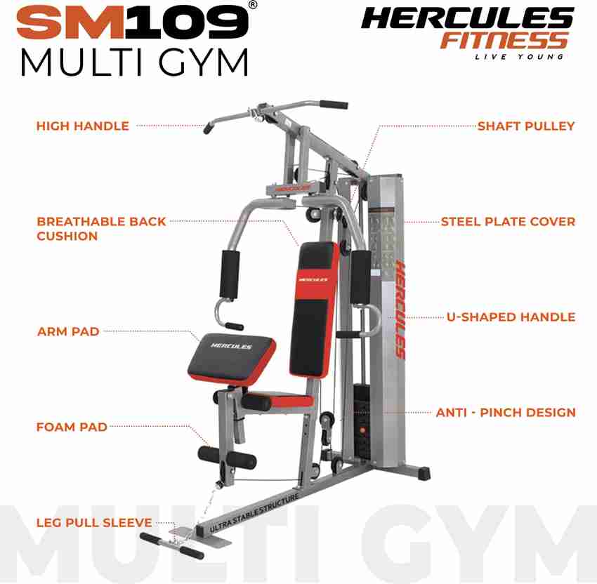 Hercules Fitness 45 kg Hercules Home Gym with Shroud Home Gym