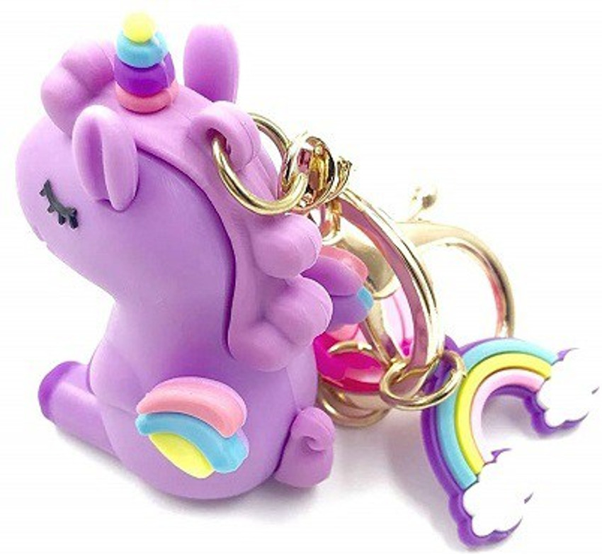 KshatRaj Cute Unicorn Charm Keychain Keychain Bag Charm Mix