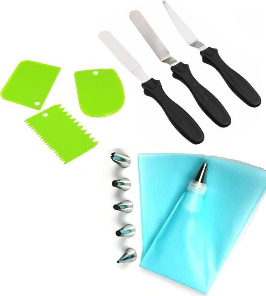 Plastic Dough Scraper Knife Smooth Cake Pastry Spatula Baking Tool