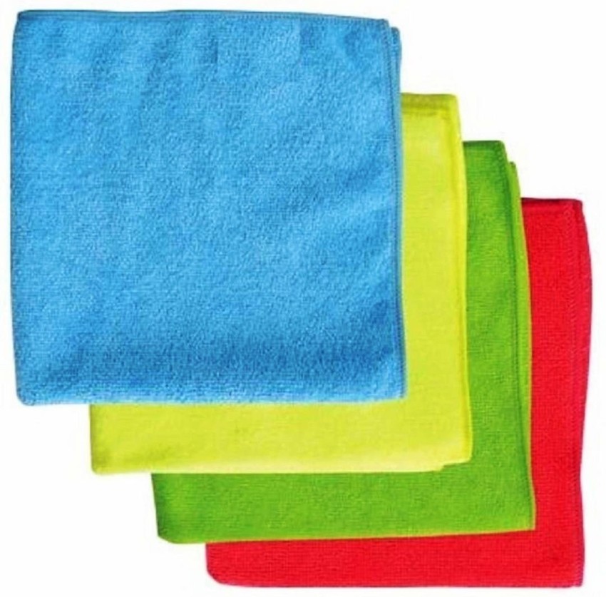 UNCOMMON Kitchen Microfibre Cleaning Clothes, Highly Absorbent, Very Soft,  Multi-Purpose Wash Cloth for Kitchen, Car, Window, Stainless Steel,  Silverware, Pack of 8 (ReUsable, 27*16 cms) Multicolor Cloth Napkins - Buy  UNCOMMON Kitchen