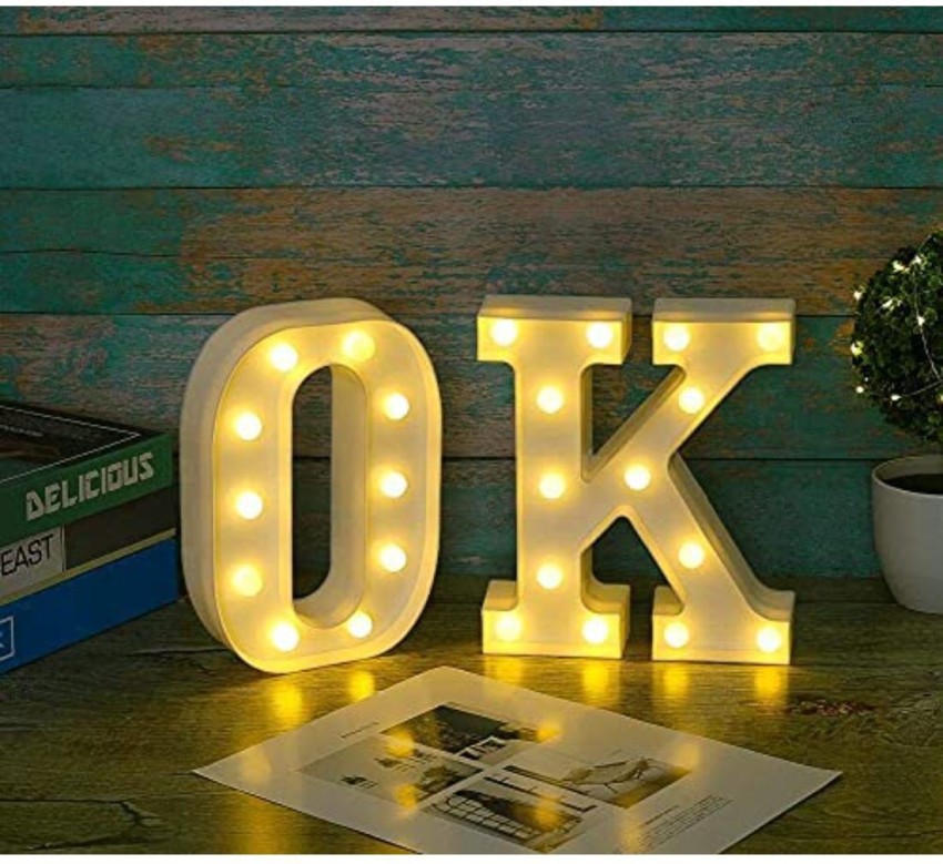 SATYAM KRAFT Marquee Alphabet Shaped Led Light for Home Decoration and —  satyamkraft