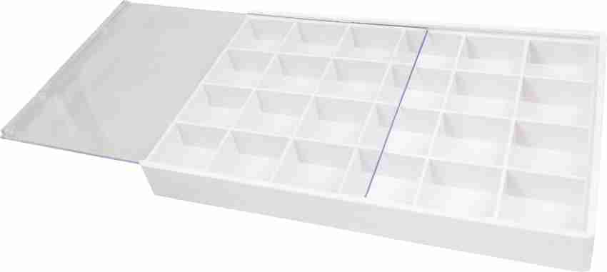 Nac Global 36 grid Transparent fiber Plastic Storage box for small material  storaging Small Material Storage Box Vanity Box Price in India - Buy Nac  Global 36 grid Transparent fiber Plastic Storage