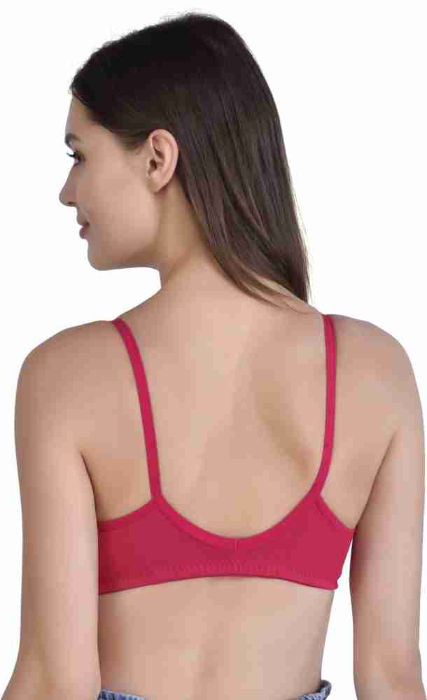Zunahme Front Open Cotton Bra Pack of 3 Women Full Coverage Non