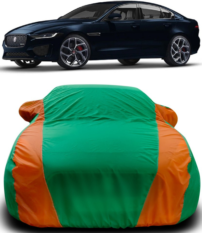 AutoBurn Car Cover For Jaguar XF With Mirror Pockets Price in
