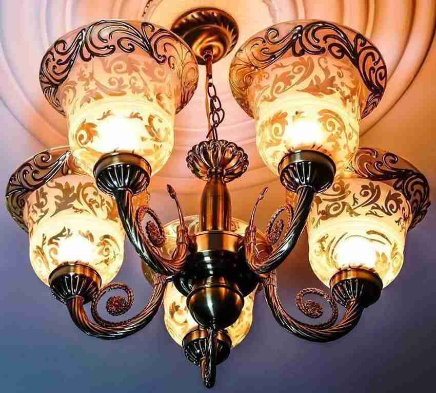 EmporiumLight 8827 5 Jhumar Bar Hotel Restaurant Decorative Chandelier Ceiling Lamp Price in India Buy EmporiumLight 8827 5 Jhumar Bar Hotel Restaurant Decorative Chandelier Ceiling Lamp online at Fli...