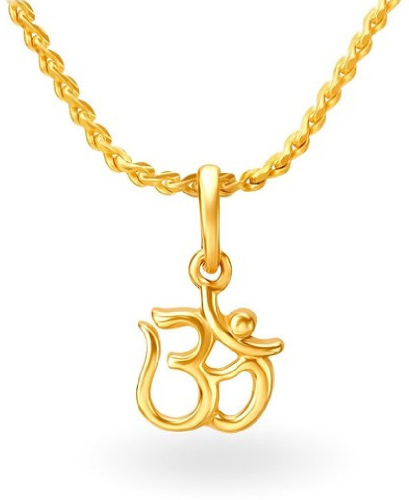 Tanishq gold clearance om locket