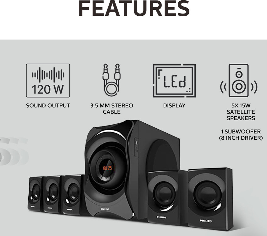 Philips home theatre 5.1 spa8000b sale