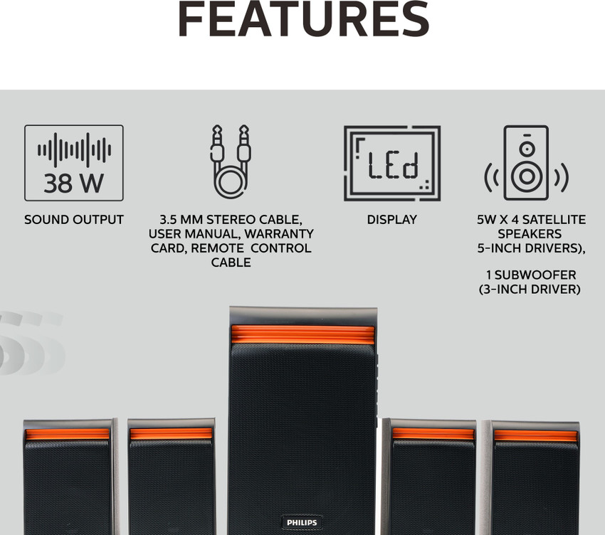 Philips home top theatre 4.1 bluetooth