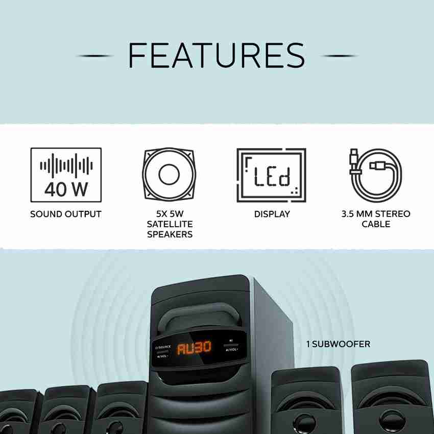 Buy PHILIPS SPA5128B 94 40 W Bluetooth Home Theatre Online from