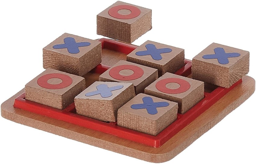 Wooden Tic Tac Toe and Solitaire Board Game Challenging Board Games for  kids