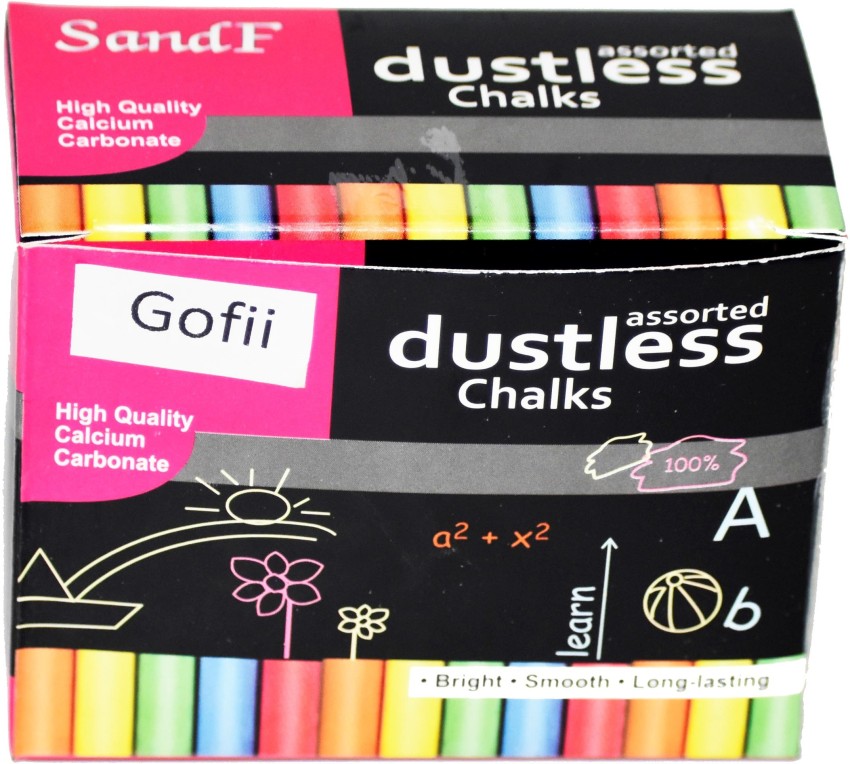 officekart Dustless Eco Friendly Colourful Chalk black board