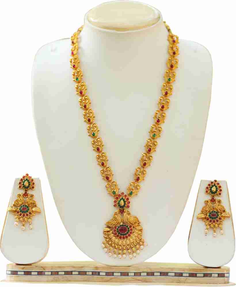 Ethnicking Alloy Gold plated Gold Jewellery Set Price in India Buy Ethnicking Alloy Gold plated Gold Jewellery Set Online at Best Prices in India Flipkart