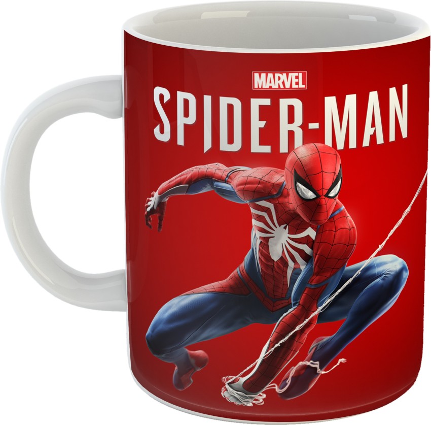 New Design Marvel Spiderman Kids Character Mug 350ML Plastic Cup Microwave  Safe