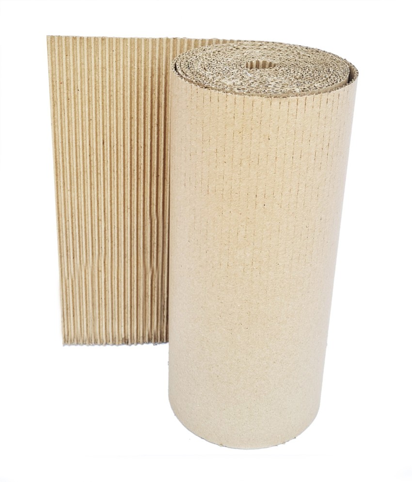 Mr Packers Corrugated Packing Paper Roll Sheet 28 Inch 10  Mtr 100 gsm Paper Roll - Paper Roll