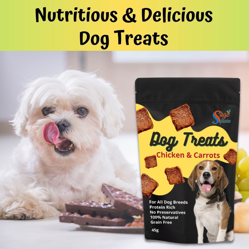 Square dog treats hot sale