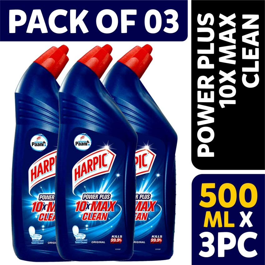 Buy Harpic 10X Max Clean Original Gel Toilet Cleaner, 500 Ml