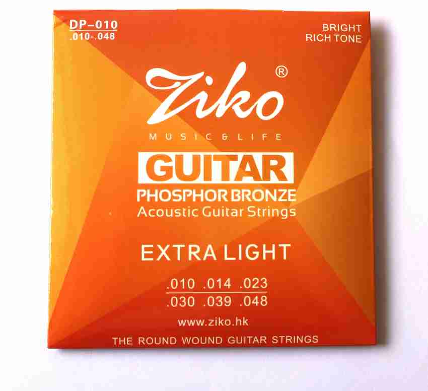 Ziko Acoustic DP 010 Guitar String Price in India Buy Ziko