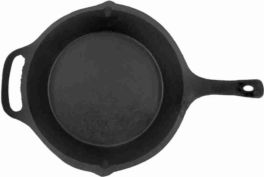 The Indus Valley Pre-Seasoned Cast Iron Paniyaram Pan (12 Pits - Twin  Handle),Black