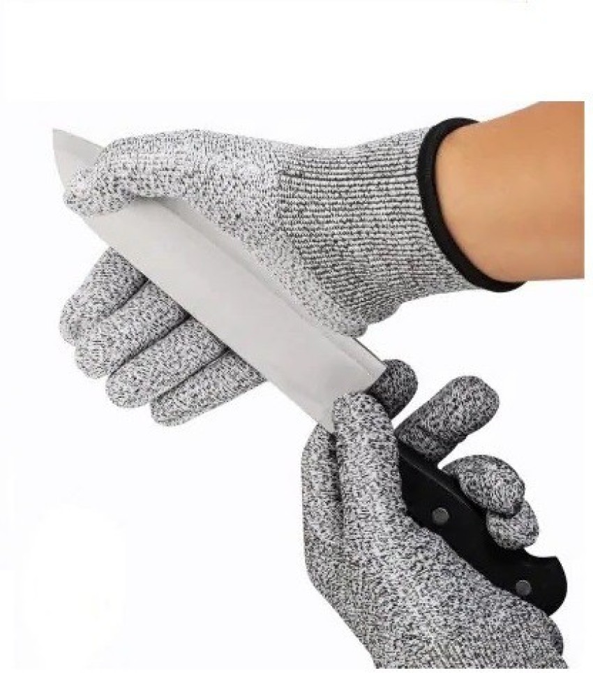 STYLERA 1 PAIR Kitchen Knife Blade Proof Safety Protection Cut Resistant  Gloves Level 5 Anti Cut Gloves Synthetic Safety Gloves Price in India - Buy  STYLERA 1 PAIR Kitchen Knife Blade Proof