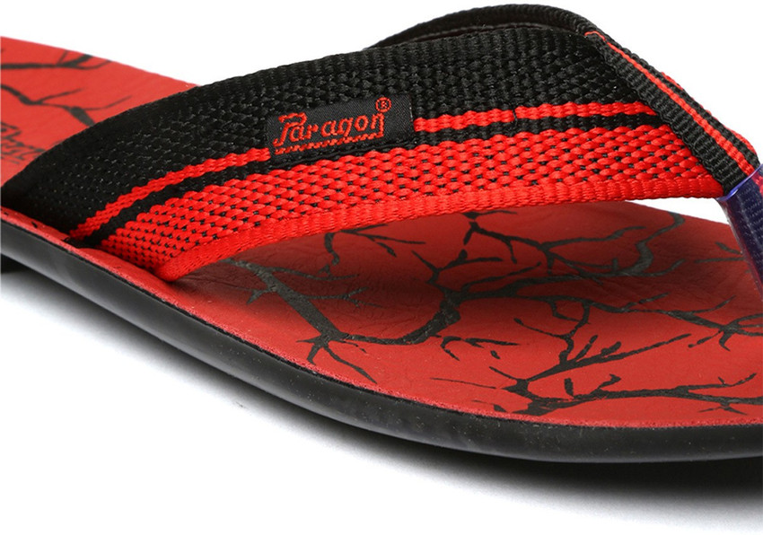 Paragon PU6705G Stylish Comfortable Daily Outdoor Casual Cushioned Men Red Sandals