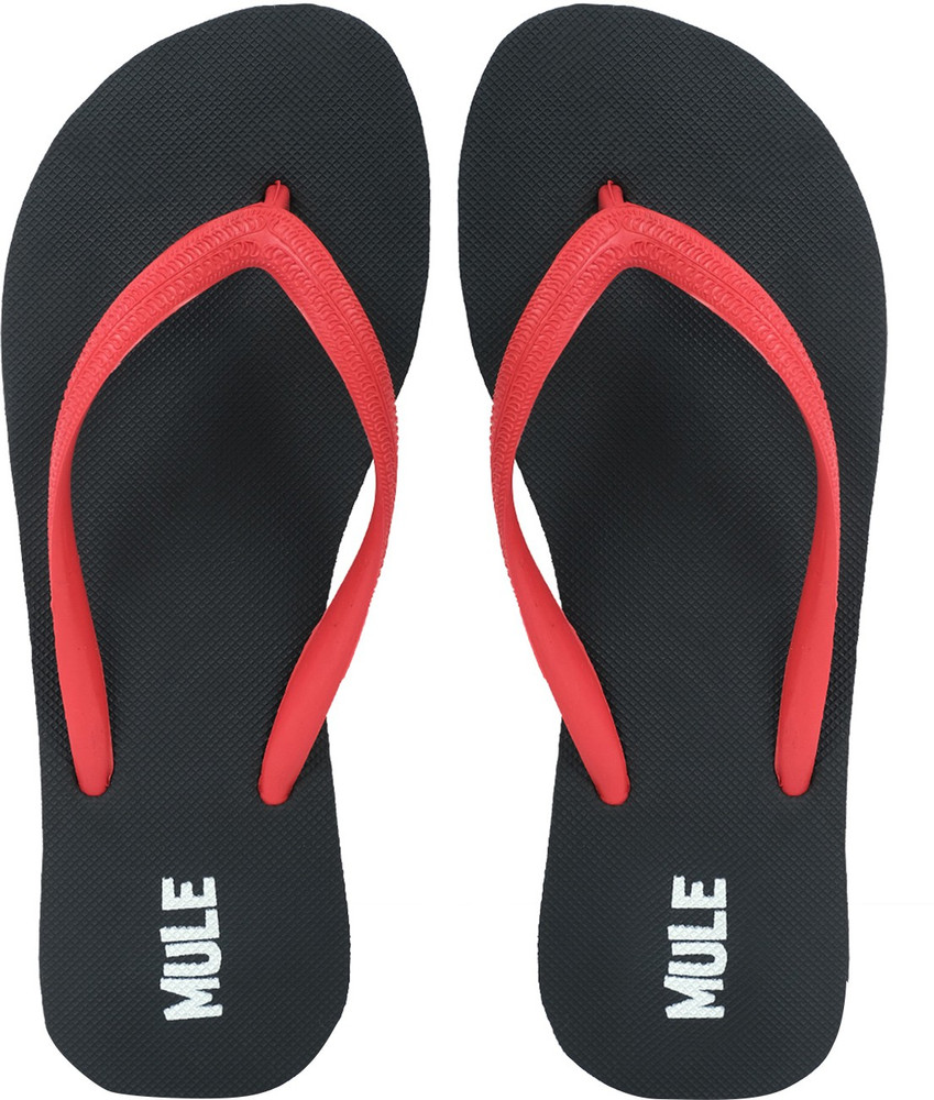 Ladies hard deals sole mule slippers
