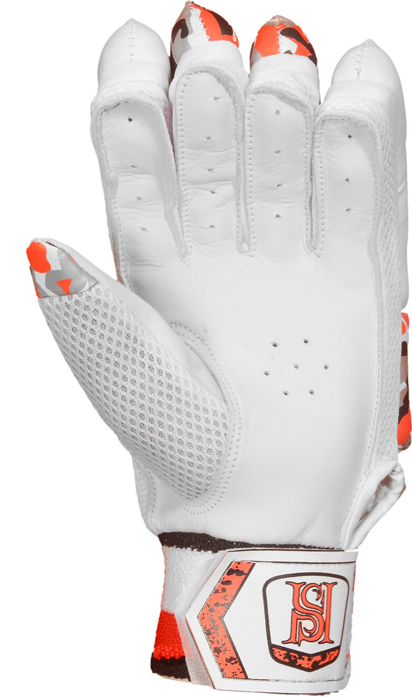 Orange youth shop batting gloves
