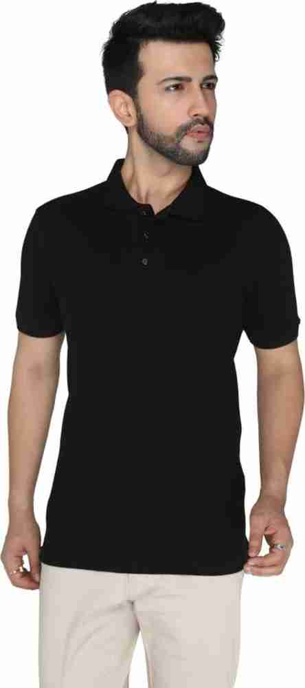 AUTOGRAPH Solid Men Polo Neck Black T Shirt Buy AUTOGRAPH Solid Men Polo Neck Black T Shirt Online at Best Prices in India Flipkart