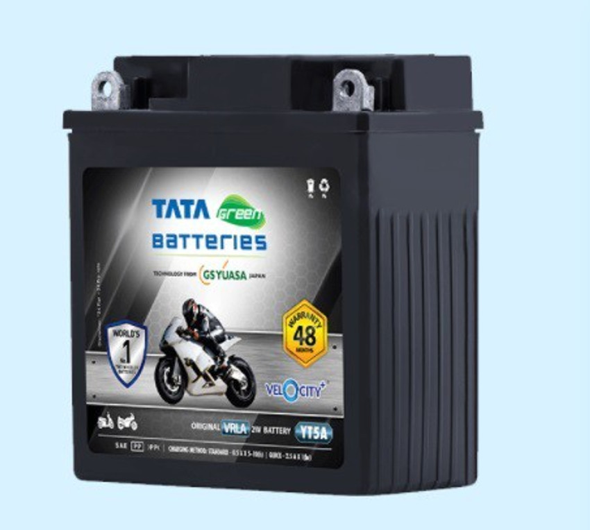 tata green YT5A 4 Ah Battery for Bike Price in India Buy tata