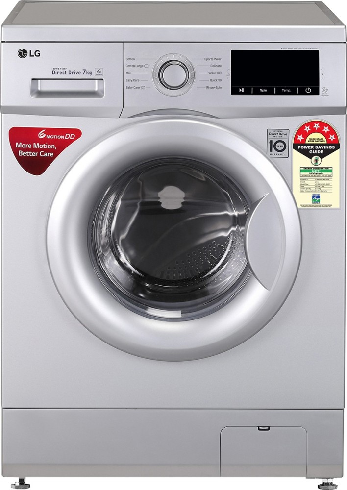 Lg 7kg front load deals washing machine flipkart