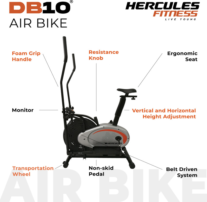 Hercules exercise bike outlet