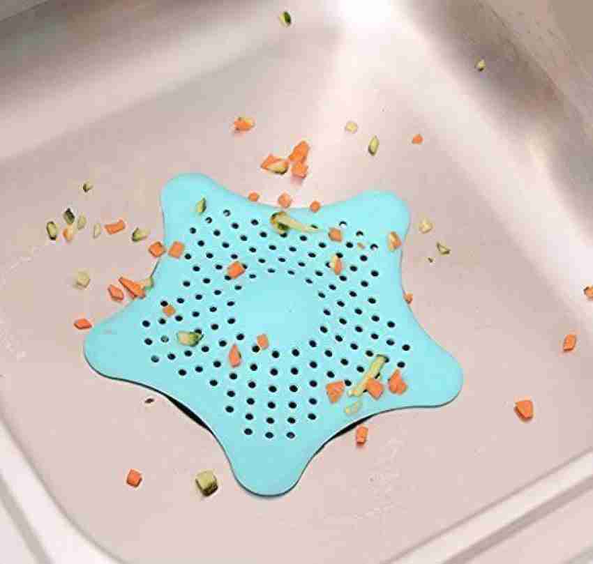 4 Pack Color Starfish Hair Catcher Star Bathroom Drain Strainer Hair  Catcher Bathtub Shower Drain Cover Hair Trap Hair Catcher Bathtub Drain  Strainers