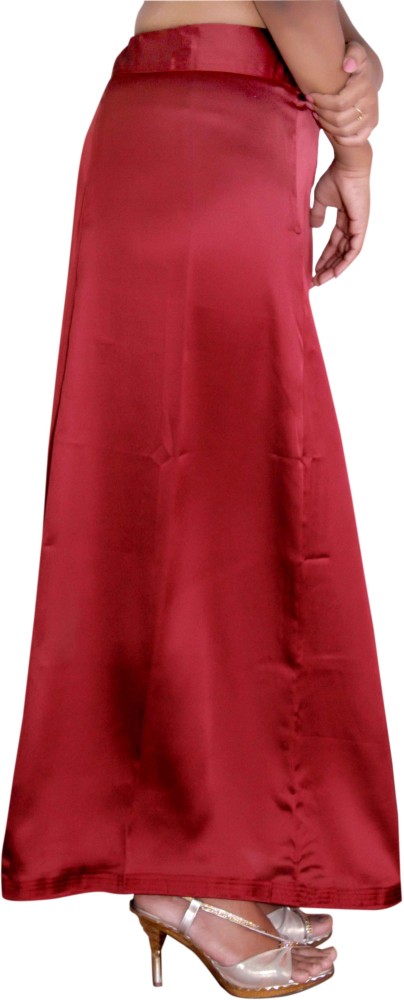 Apparelhado Saree Petticoat - Maroon SNMN-42 Free Size- 42 inches max. Pure  Satin Petticoat Price in India - Buy Apparelhado Saree Petticoat - Maroon  SNMN-42 Free Size- 42 inches max. Pure Satin