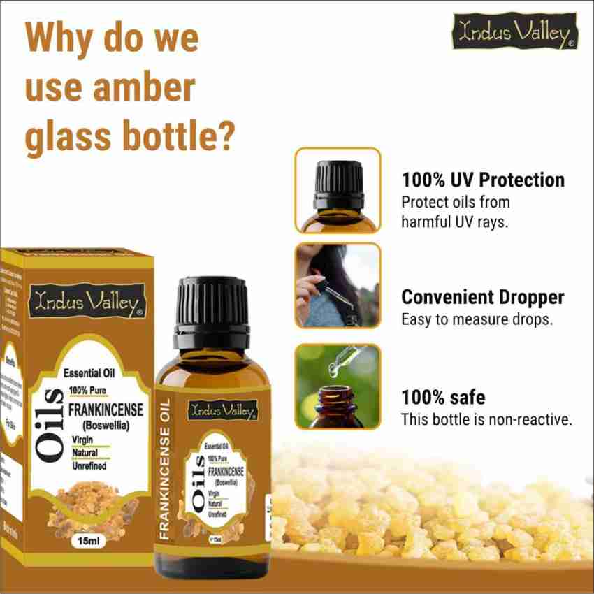 100% Indus Valley Pure Frankincense Essential Oil, For Skin Care
