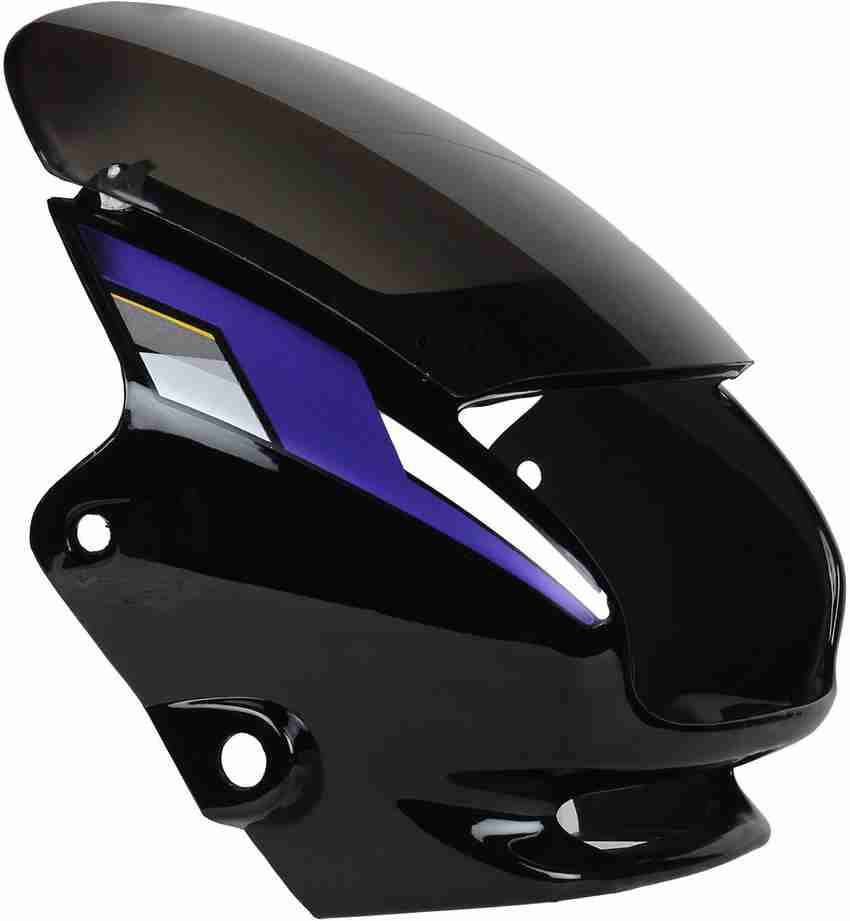 shiv ambika Superior Quality BLACK PURPLE Headlight Visor for