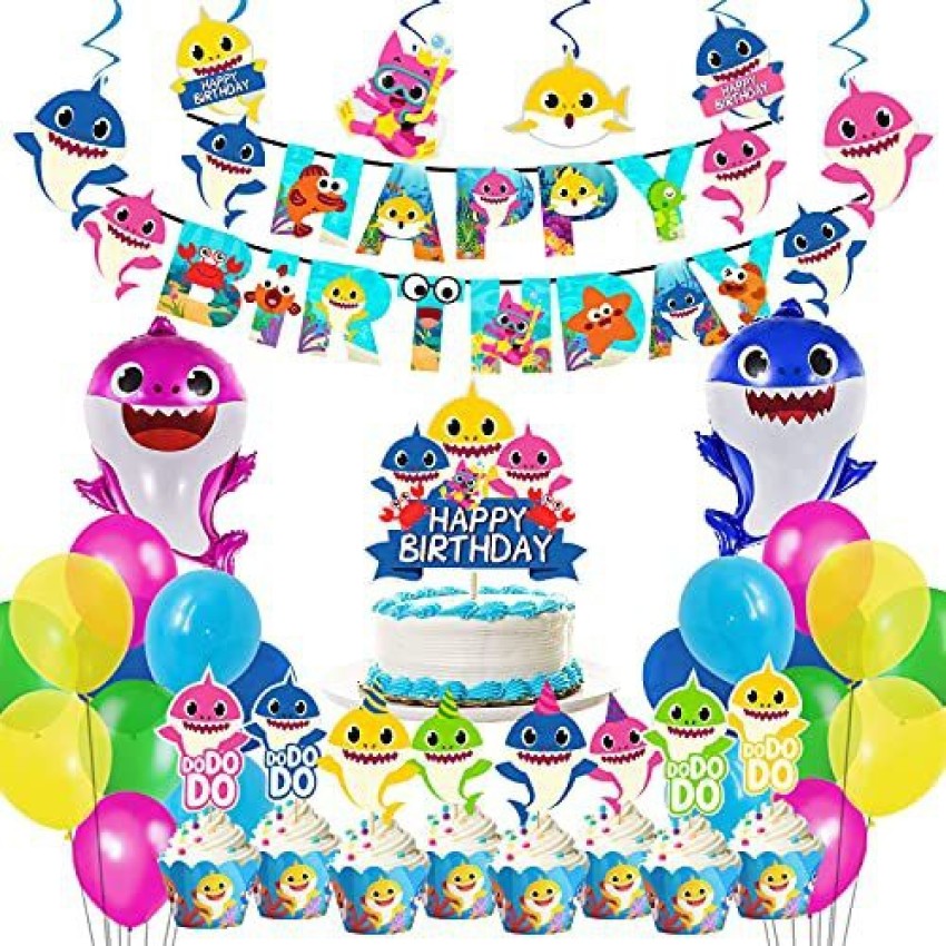 Party Propz Baby Shark Theme Decoration Kit for Kids Boys Girl Babies  Toddlers Decorations Materials; Foil Balloons Happy Birthday Bunting Unique  Items 60 Pcs Price in India - Buy Party Propz Baby