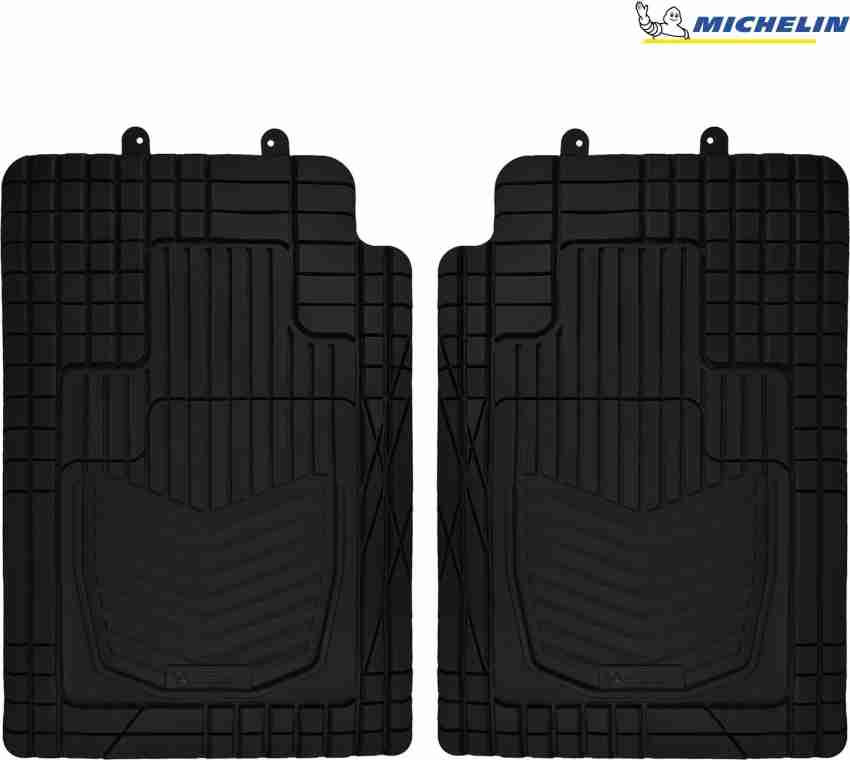 MICHELIN | Universal All Weather Car Floor Mats, 4 pcs, Trim to Fit Design  Full Coverage Odorless Rubber Floor Mat, Liners-Deep Dish Heavy Duty Rubber