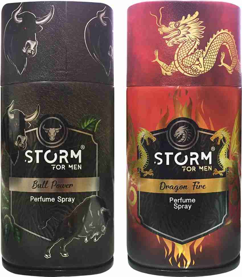 Storm Bull Power and Dragon Fire Long Lasting Perfume Body Spray