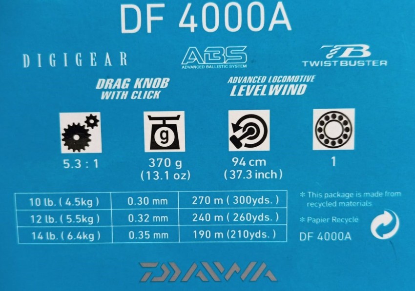 Daiwa DF 4000A DF 4000 A Price in India - Buy Daiwa DF 4000A DF