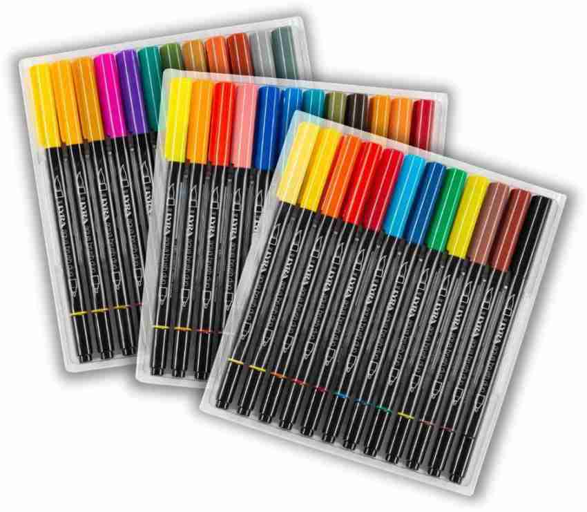 Lyra Aqua Brush Duo 36 Pcs Dual-Tipped Brush Marker - Brush  Marker