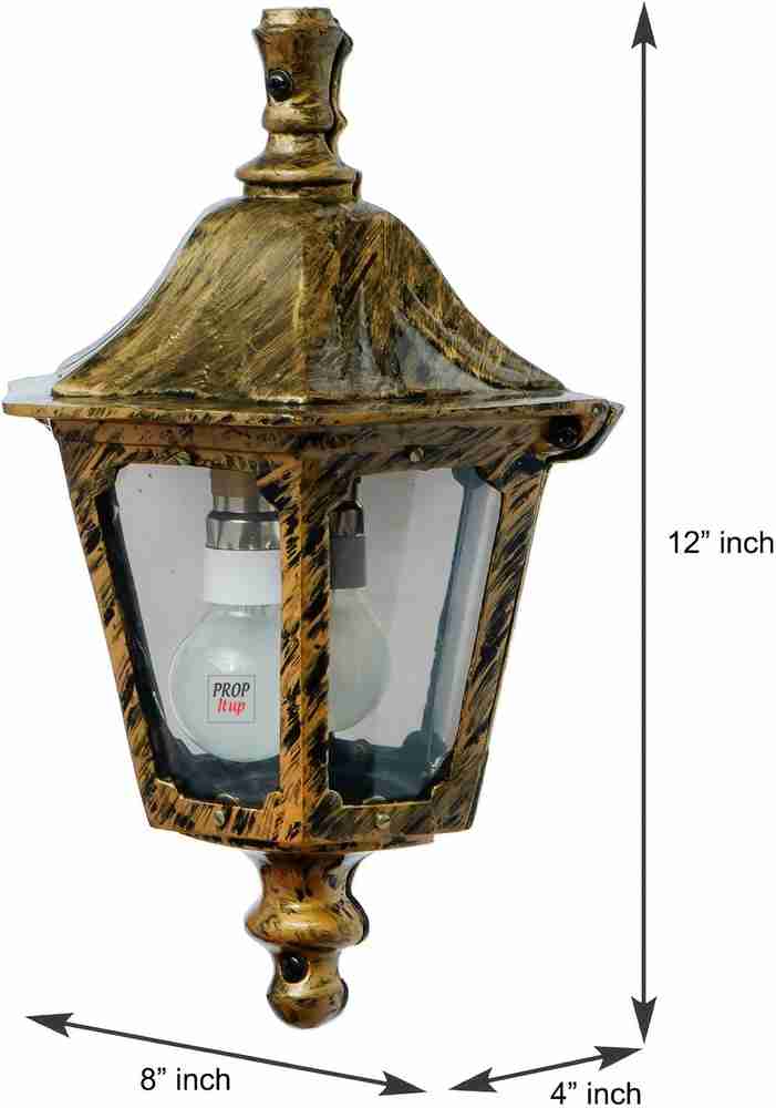 Wall mounted shop lantern lights