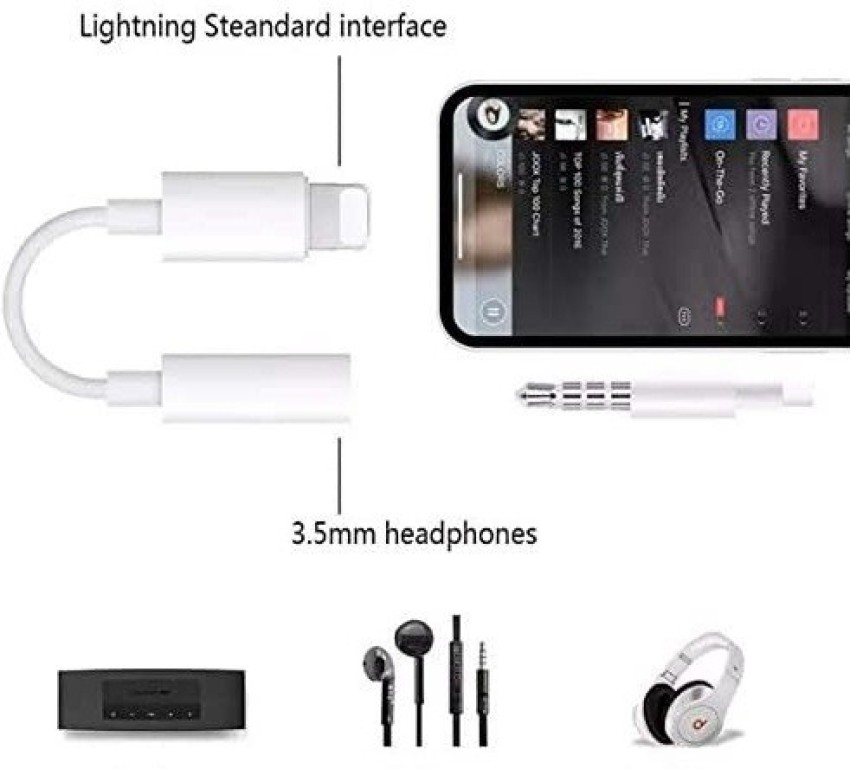 Lightning connector headphones adapter hot sale