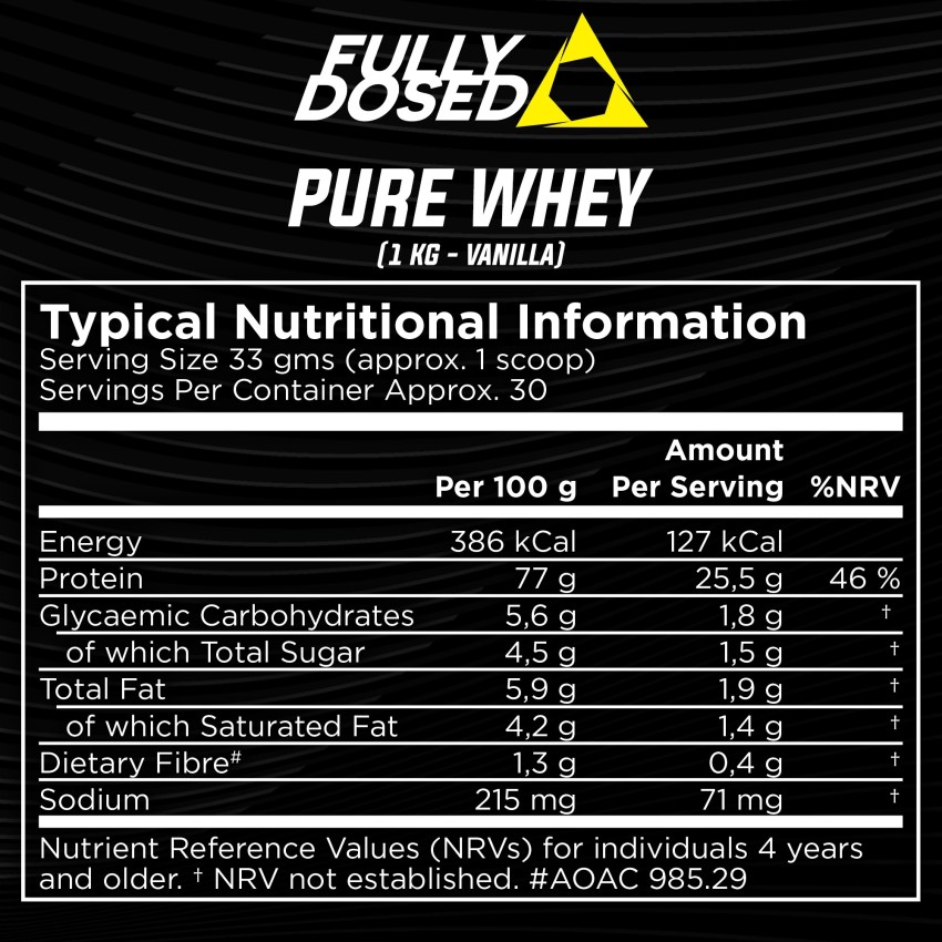 Whey Isolate – Fully Dosed