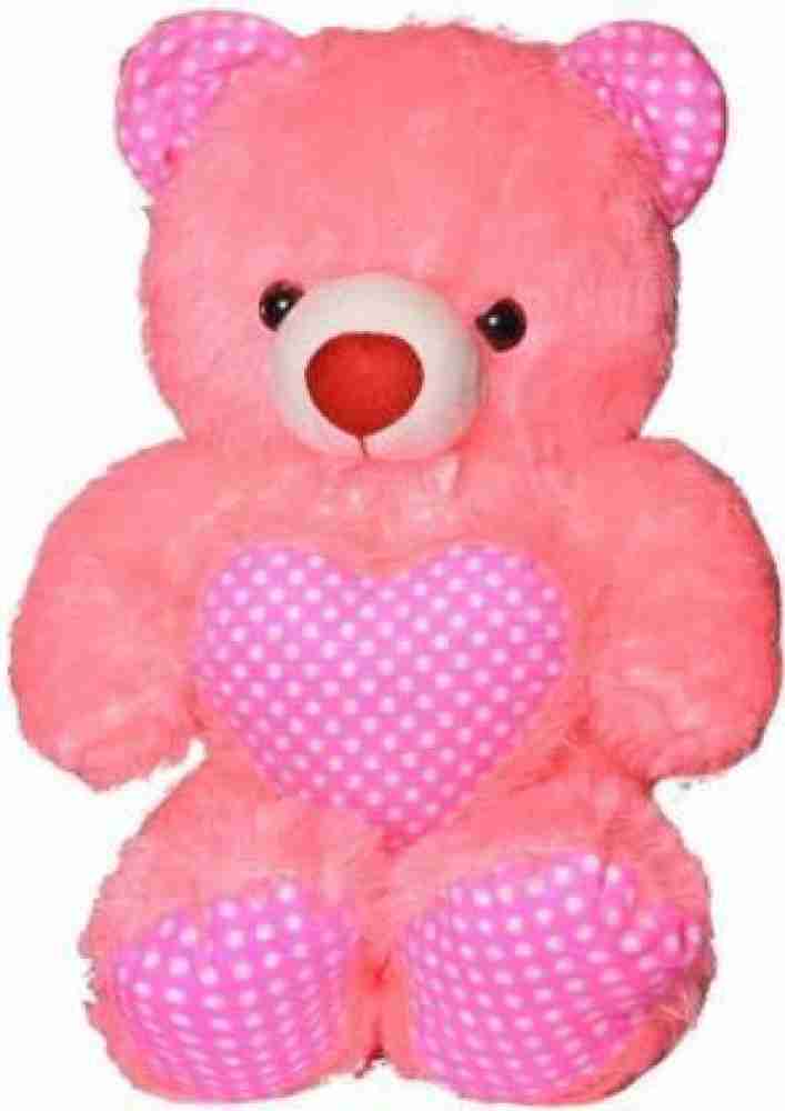 Star Enterprise Cute & Soft Toys Lovable Pink Balloon Teddy Bear with I  Love U Heart 20 cm Dolls Premium Gift for Girl Boy Kid Girlfriend Birthday  Valentine Day - 20 cm 