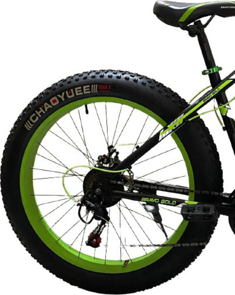 Avery FreeWheel 26 Inch Men s Fat Tyre cycle with 4 inch radial tyres Black Green 26 T Mountain Cycle Price in India Buy Avery FreeWheel 26 Inch Men s Fat Tyre cycle with 4 inch radial tyres Black Gre...