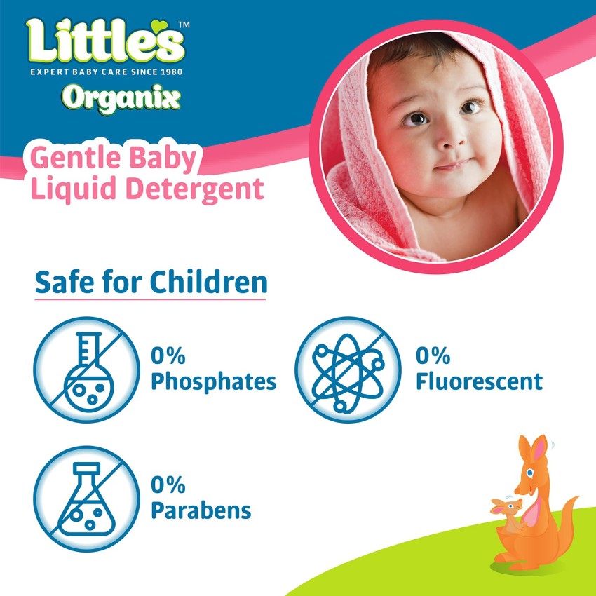 Détergent à lessive liquide hypoallergénique Woolite Baby, non parfumé, 66  brassées, 2,96 L